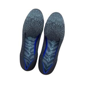 Rothy’s the Loafer in grey sparkles metallic dots size 7